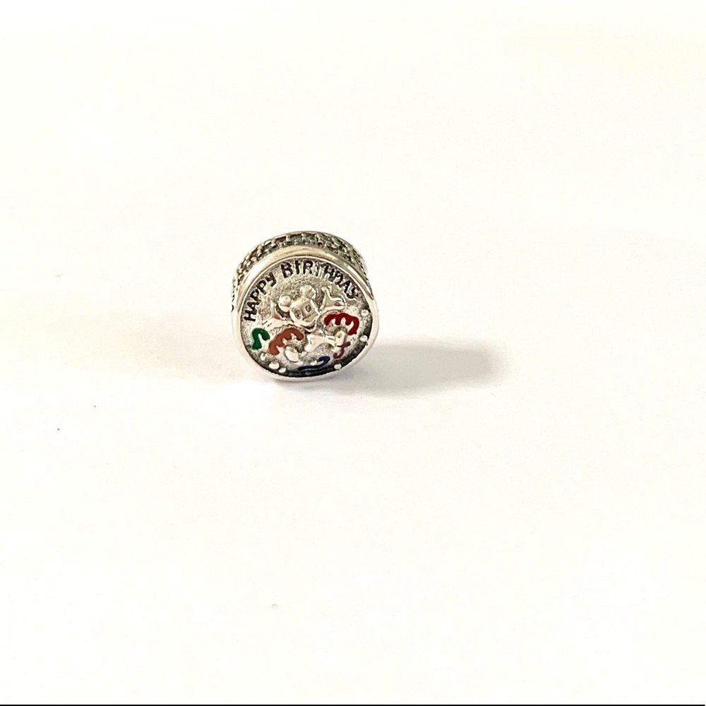 Pandora sterling silver happy birthday charm
